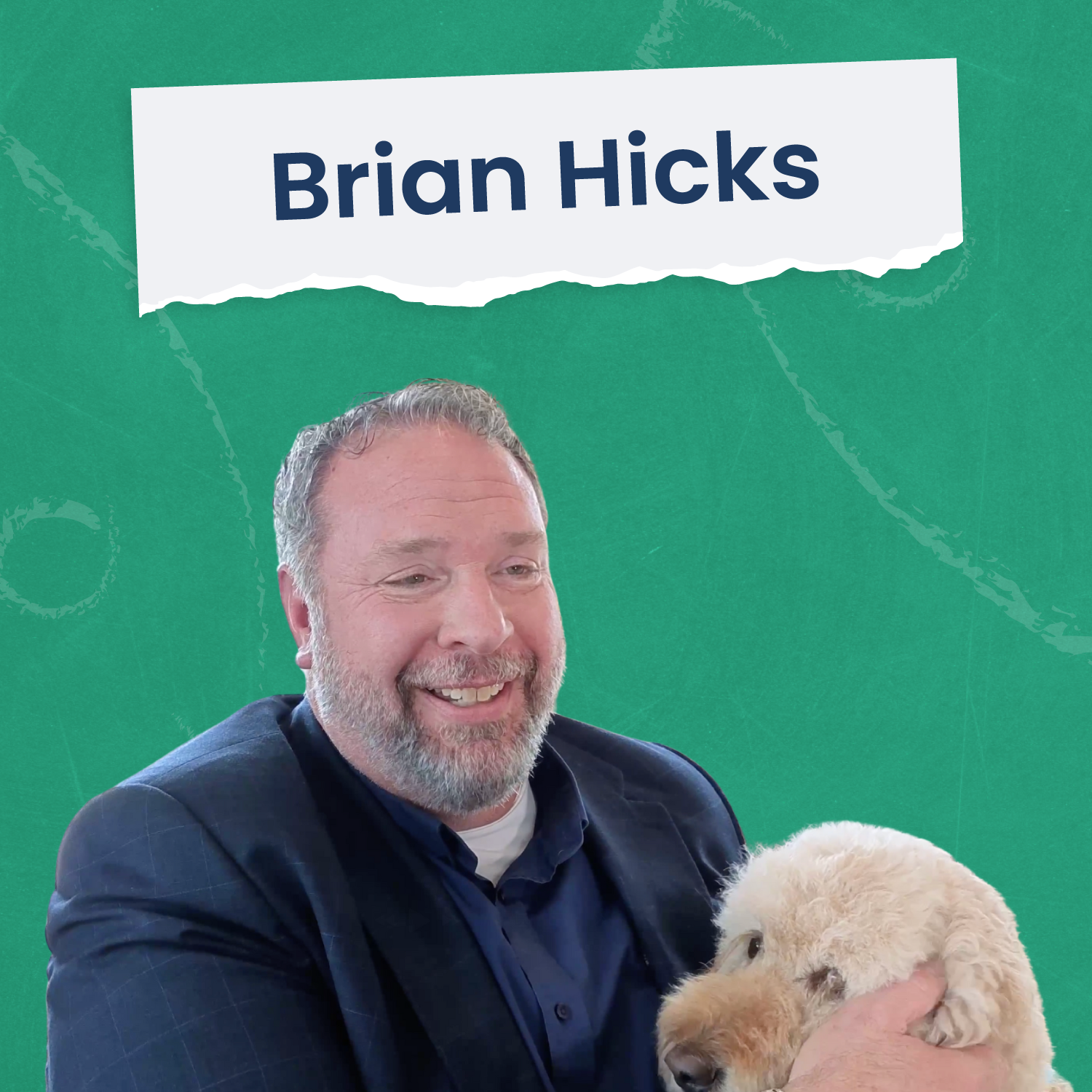 Therapy dogs in funeral service with Bryan Hicks